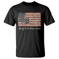 Louisiana T Shirt Laissez Les Bon Temps Rouler American Flag