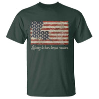 Louisiana T Shirt Laissez Les Bon Temps Rouler American Flag