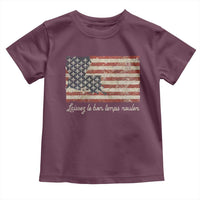Louisiana Toddler T Shirt Laissez Les Bon Temps Rouler American Flag