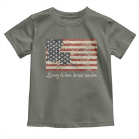 Louisiana Toddler T Shirt Laissez Les Bon Temps Rouler American Flag