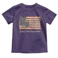 Louisiana Toddler T Shirt Laissez Les Bon Temps Rouler American Flag