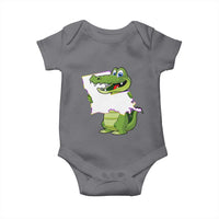 Cute Louisiana Aligator Baby Onesie