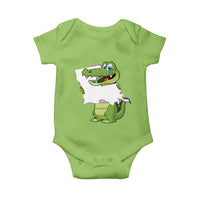 Cute Louisiana Aligator Baby Onesie