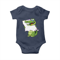Cute Louisiana Aligator Baby Onesie