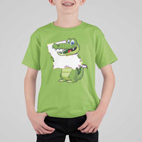 Cute Louisiana Aligator T Shirt For Kid