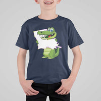 Cute Louisiana Aligator T Shirt For Kid