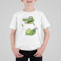 Cute Louisiana Aligator T Shirt For Kid