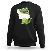 Cute Louisiana Aligator Sweatshirt