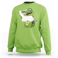 Cute Louisiana Aligator Sweatshirt