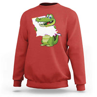 Cute Louisiana Aligator Sweatshirt