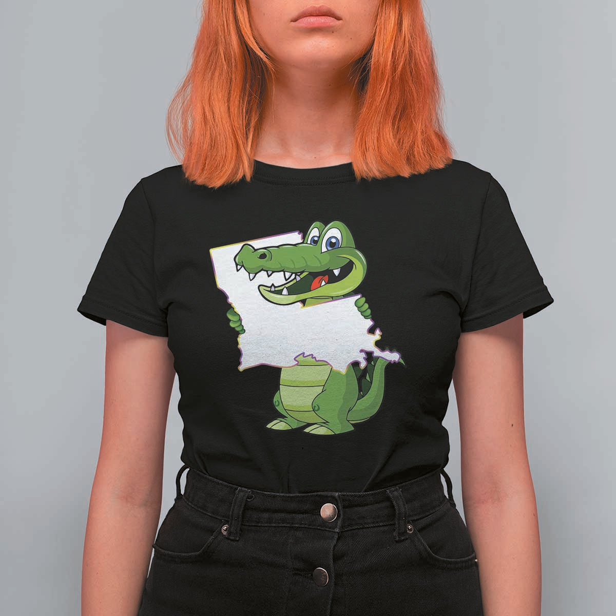 Cute Louisiana Aligator T Shirt For Women