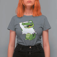 Cute Louisiana Aligator T Shirt For Women