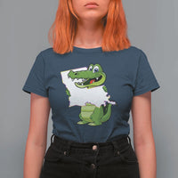 Cute Louisiana Aligator T Shirt For Women