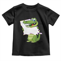 Cute Louisiana Aligator Toddler T Shirt