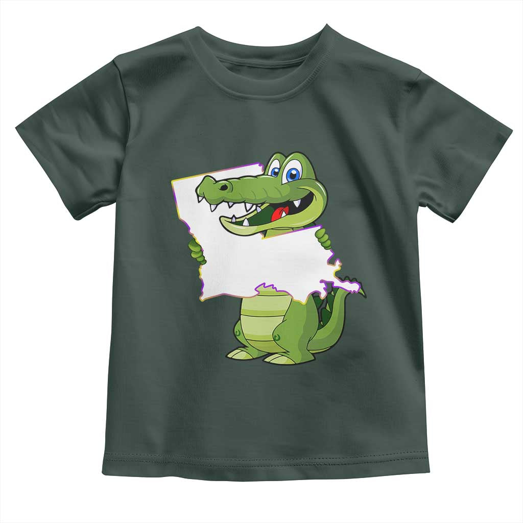 Cute Louisiana Aligator Toddler T Shirt