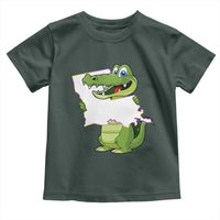 Cute Louisiana Aligator Toddler T Shirt