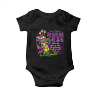 New Orleans Louisiana Mardi Gras Baby Onesie Where The Music Is Loud The Colors Are Bright And The Spirits Are High