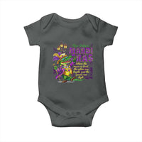 New Orleans Louisiana Mardi Gras Baby Onesie Where The Music Is Loud The Colors Are Bright And The Spirits Are High
