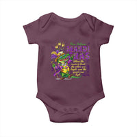 New Orleans Louisiana Mardi Gras Baby Onesie Where The Music Is Loud The Colors Are Bright And The Spirits Are High
