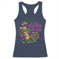 New Orleans Louisiana Mardi Gras Racerback Tank Top Where The Music Is Loud The Colors Are Bright And The Spirits Are High