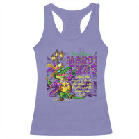 New Orleans Louisiana Mardi Gras Racerback Tank Top Where The Music Is Loud The Colors Are Bright And The Spirits Are High