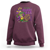 New Orleans Louisiana Mardi Gras Sweatshirt Where The Music Is Loud The Colors Are Bright And The Spirits Are High