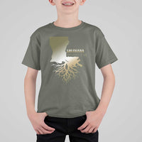Louisiana Roots Pride T Shirt For Kid