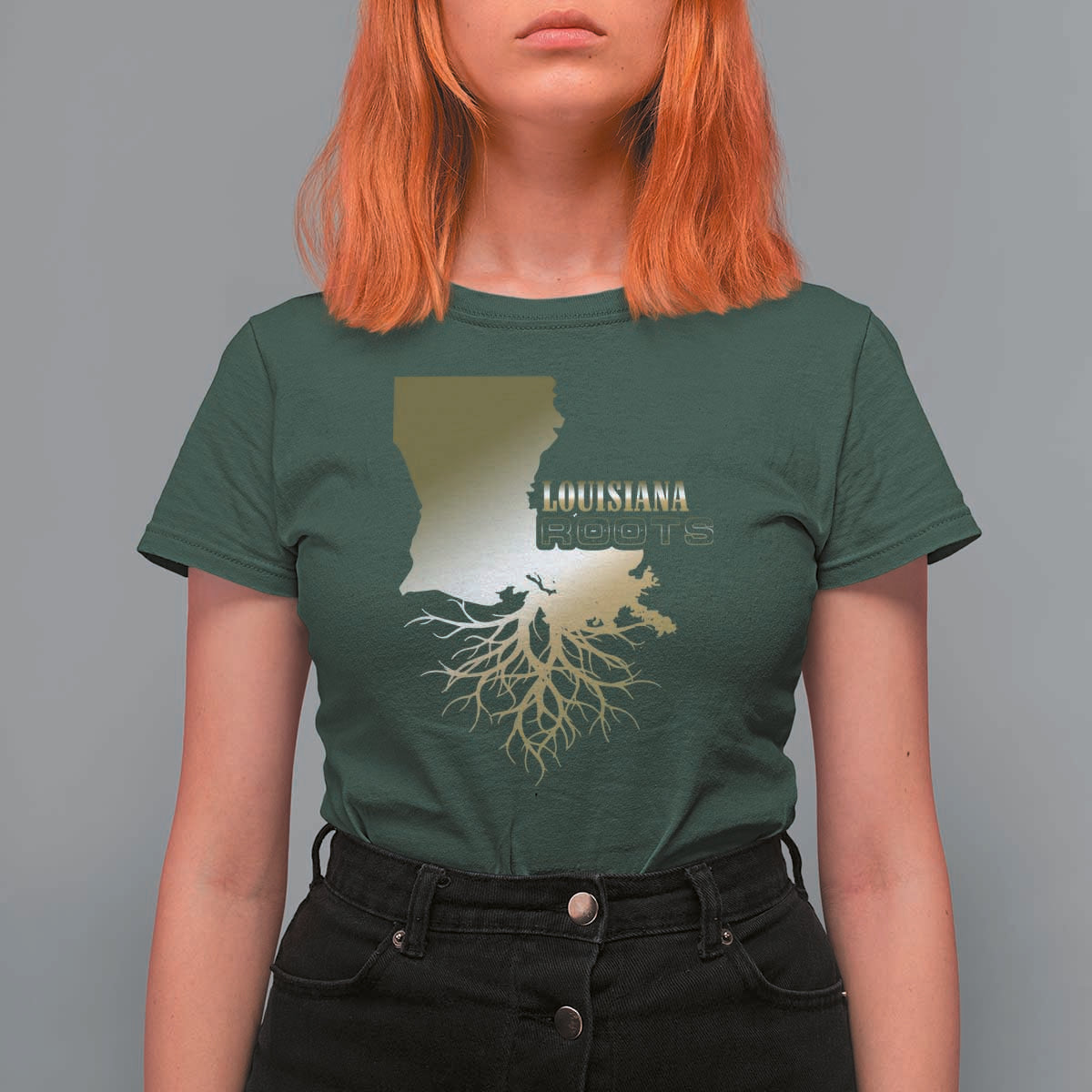 Louisiana Roots Pride T Shirt For Women