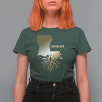 Louisiana Roots Pride T Shirt For Women
