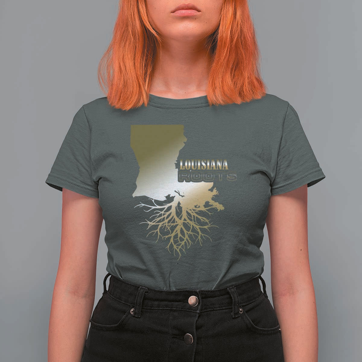 Louisiana Roots Pride T Shirt For Women