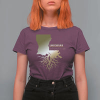 Louisiana Roots Pride T Shirt For Women