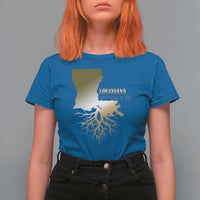 Louisiana Roots Pride T Shirt For Women