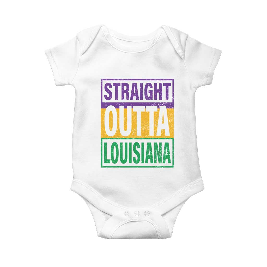Straight Outta Louisiana Baby Onesie