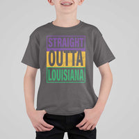 Straight Outta Louisiana T Shirt For Kid