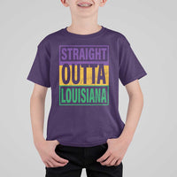 Straight Outta Louisiana T Shirt For Kid