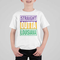 Straight Outta Louisiana T Shirt For Kid