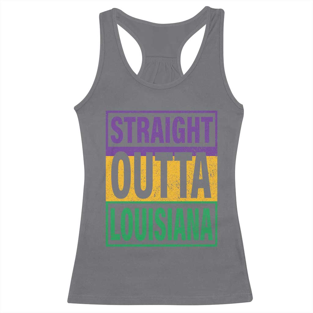 Straight Outta Louisiana Racerback Tank Top