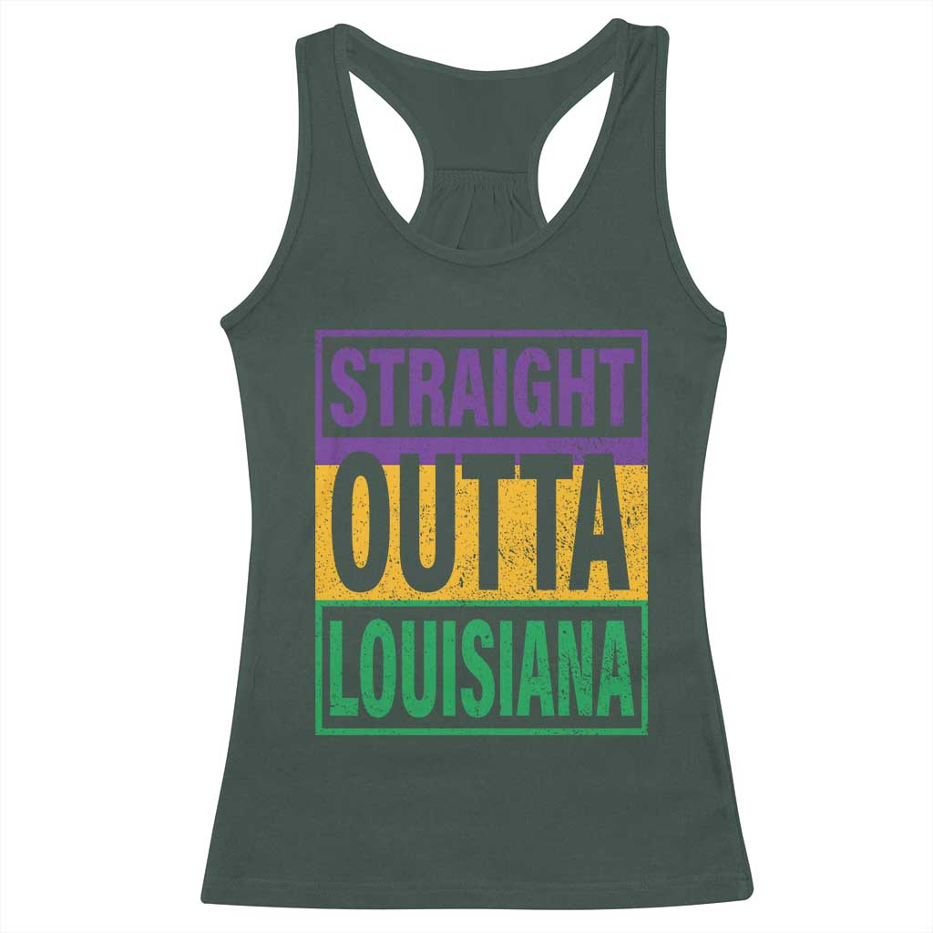 Straight Outta Louisiana Racerback Tank Top