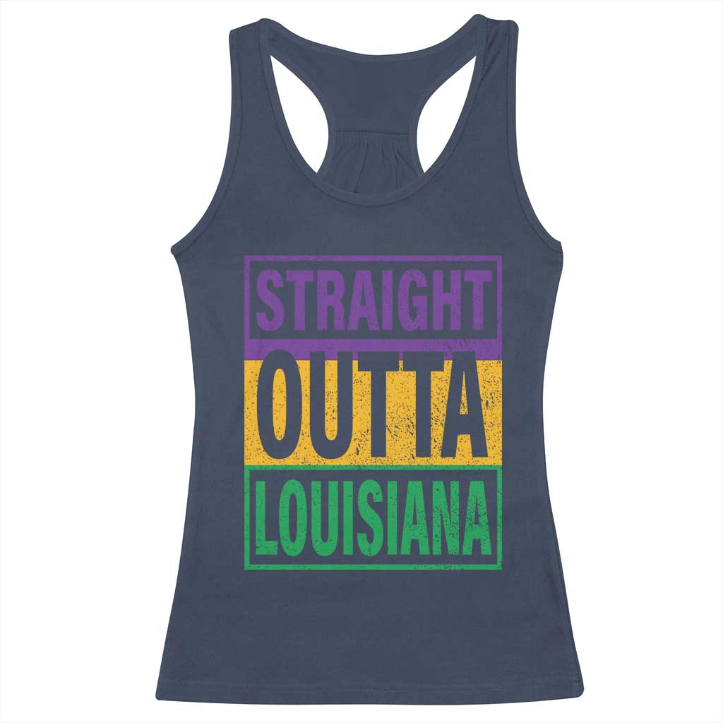 Straight Outta Louisiana Racerback Tank Top