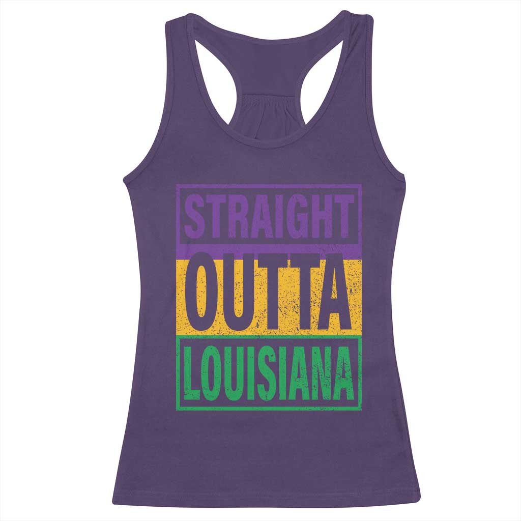 Straight Outta Louisiana Racerback Tank Top