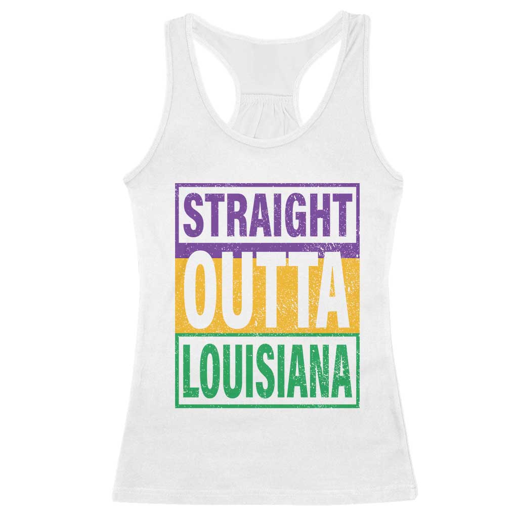 Straight Outta Louisiana Racerback Tank Top