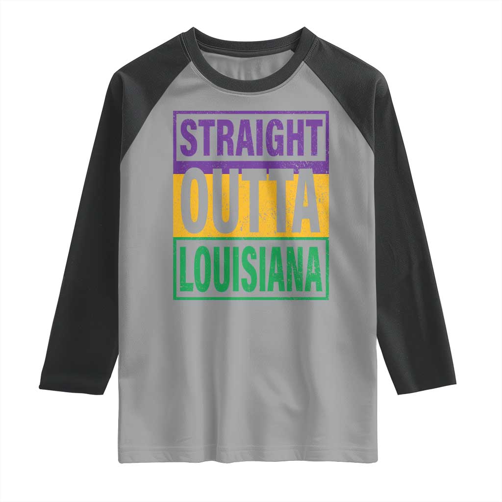 Straight Outta Louisiana Raglan Shirt