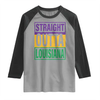 Straight Outta Louisiana Raglan Shirt