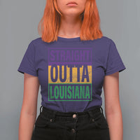 Straight Outta Louisiana T Shirt For Women