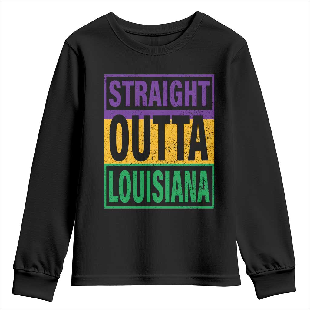 Straight Outta Louisiana Youth Sweatshirt