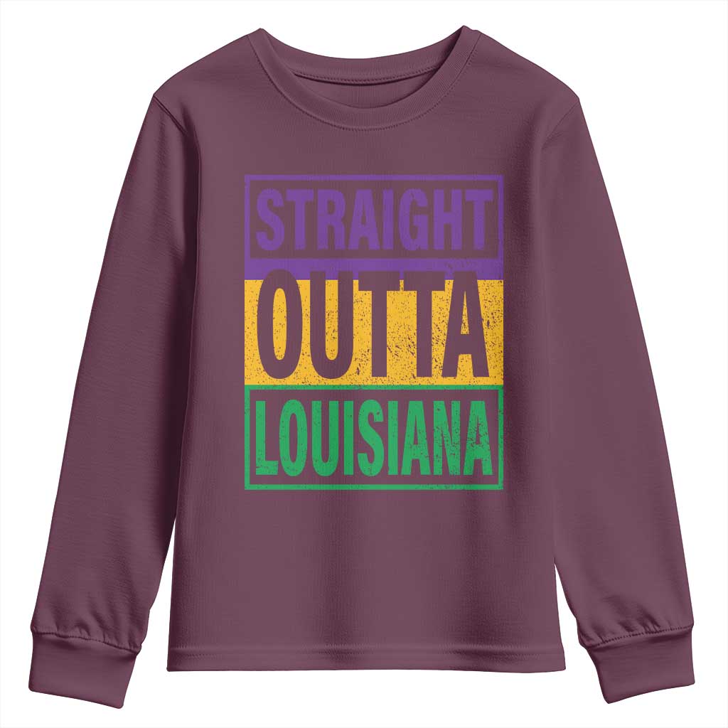 Straight Outta Louisiana Youth Sweatshirt