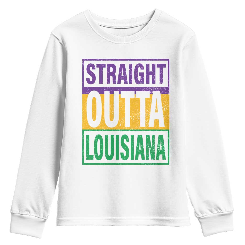 Straight Outta Louisiana Youth Sweatshirt