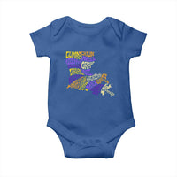 Louisiana Baby Onesie Creole Cajun Culture LA Map