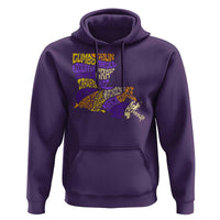 Louisiana Hoodie Creole Cajun Culture LA Map