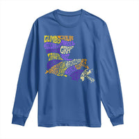 Louisiana Long Sleeve Shirt Creole Cajun Culture LA Map